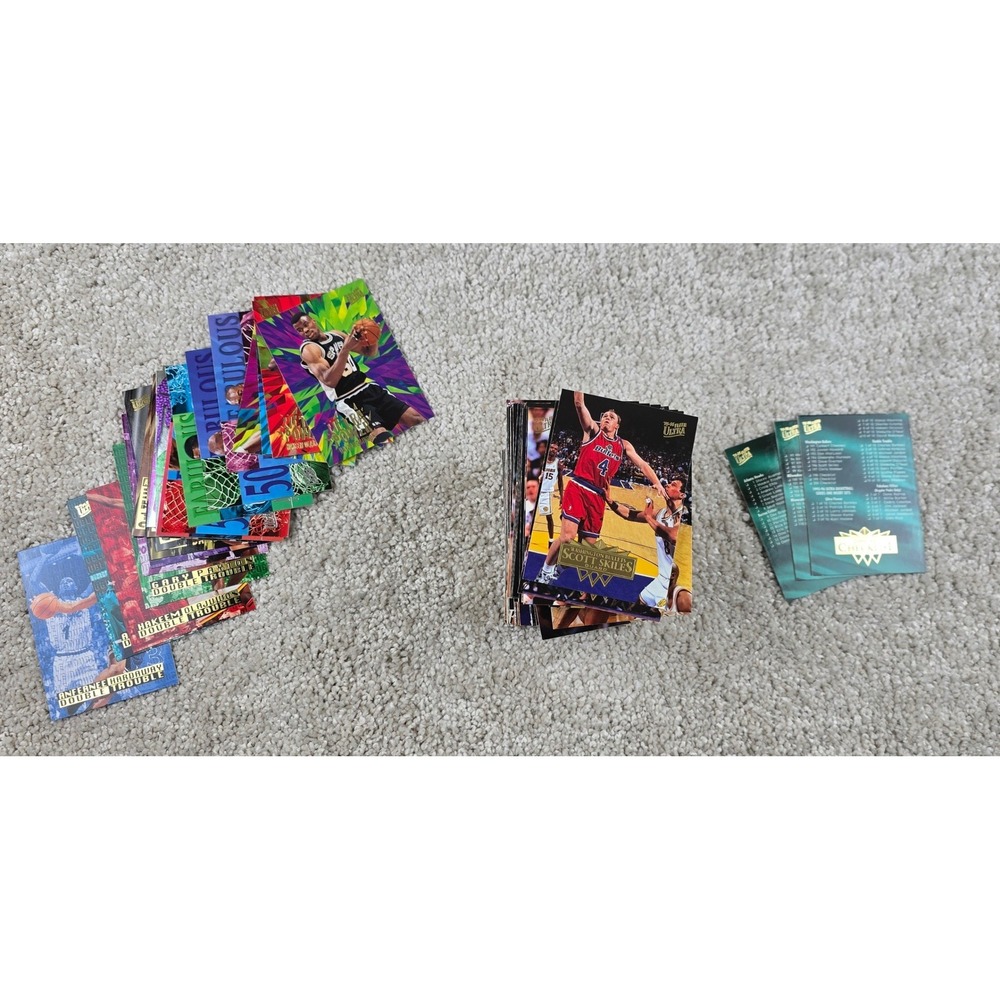 Fleer Ultra Basketball Trading‎ Cards Lot Inserts Base Set 1995-96 NM+